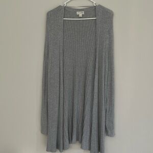 Grey Long Cardigan